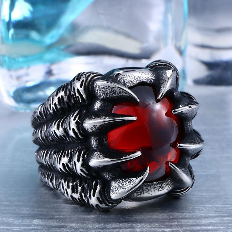 Heavy Metal Dragon Claw Ring